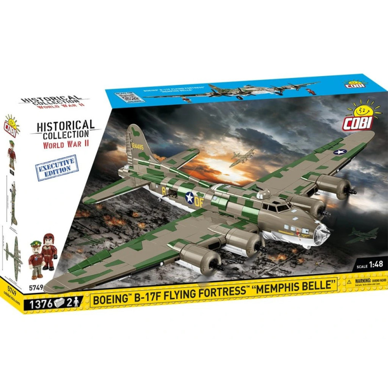 Cobi 5749 II WW Boeing B-17F Flying Fortress, 1:48, 1376 k, 2 f EXECUTIVE EDITION