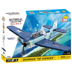 Cobi 5752 II WW Grumman TBF Avenger, 1:48, 392 k, 1 f