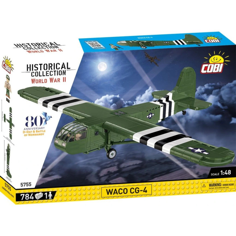 Cobi 5755 II WW Waco CG-4 D-DAY, 1:48, 784 k, 1f