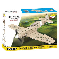 Cobi 5760 II WW Macchi C.202 FOLGORE, 1:32, 404 k, 1 f