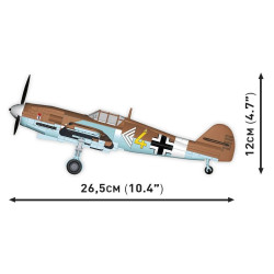 Cobi 5761 II WW Messerschmitt BF 109 G, 1:32, 350 k, 1 f