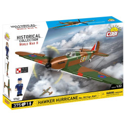 Cobi 5762 II WW Hawker Hurricane No 302 Sqn. RAF, 1:32, 375 k, 1 f