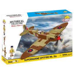 Cobi 5764 II WW Supermarine Spitfire Mk. IXe, 1:32, 364 k, 1 f