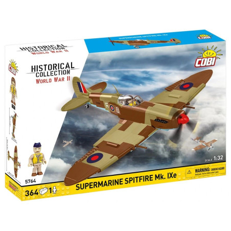 Cobi 5764 II WW Supermarine Spitfire Mk. IXe, 1:32, 364 k, 1 f