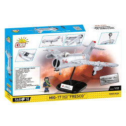 Cobi 5823 Cold War MIG-17 FRESCO, 1:32, 568 k, 1 f