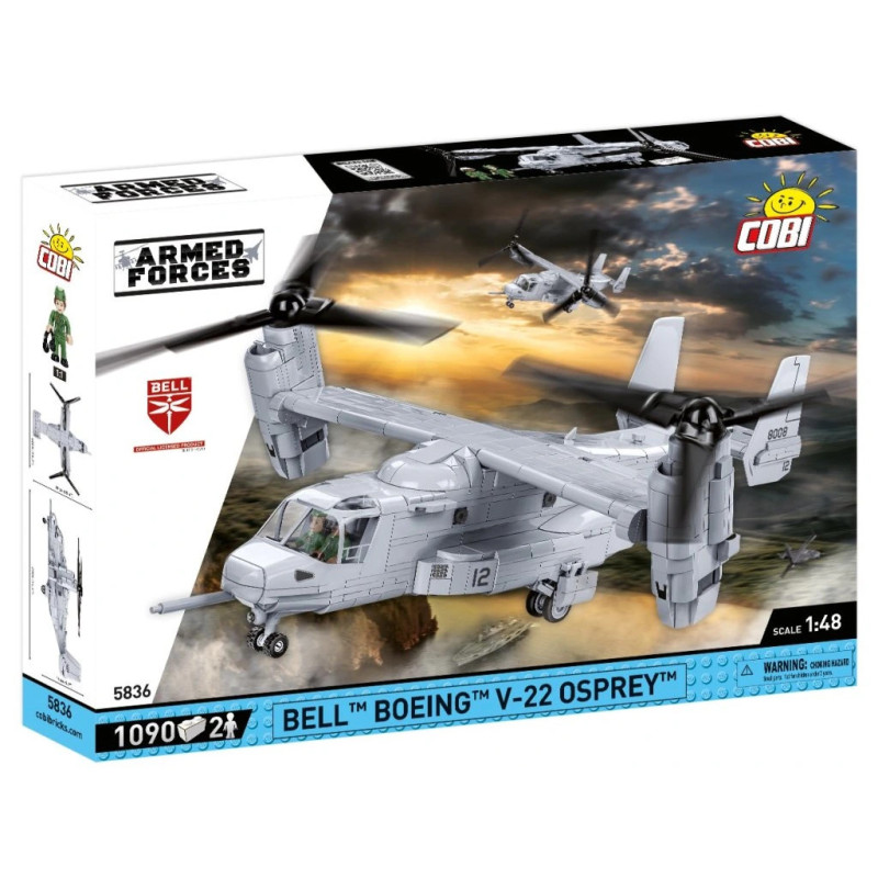 Cobi 5836 Armed Forces Bell Boeing V-22 Ospray, 1:48, 1090 k, 2 f