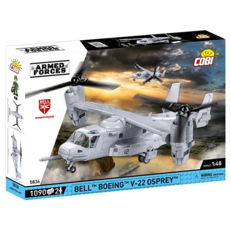 Cobi 5836 Armed Forces Bell Boeing V-22 Ospray, 1:48, 1090 k, 2 f