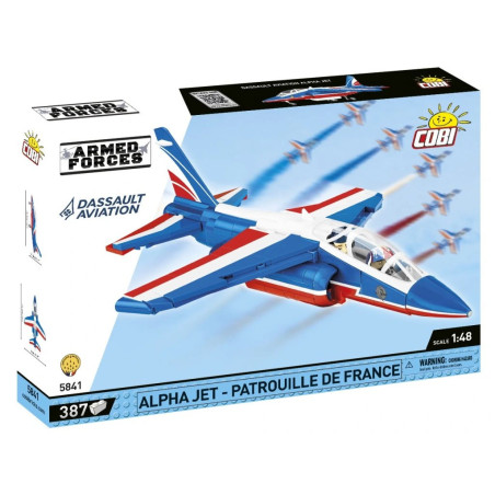 Cobi 5841A Armed Forces Alpha Jet Patrouille de France, 1:48, 387 k