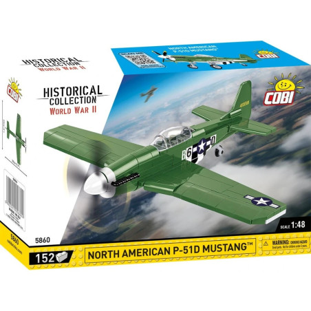 Cobi 5860 II WW North American P-51D Mustang, 1:48, 152 k