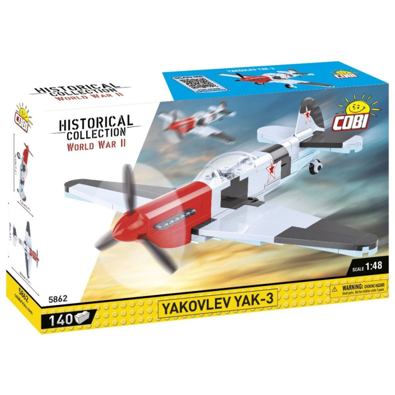 Cobi 5862 II WW Jakovlev JAK-3, 1:48, 140 k