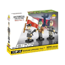 Cobi 2057 3 figurky s doplňky Varšavské povstání, 35 k
