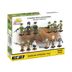 Cobi 2057 3 figurky s doplňky Varšavské povstání, 35 k