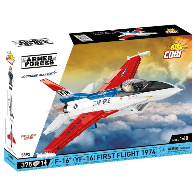 Cobi 5892 Armed Forces F-16® (YF-16) First Flight 1974, 1:48, 375 k, 1 f
