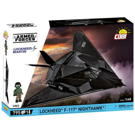 Cobi 5903 Armed Forces Lockheed F-117 Nighthawk, 1:48, 795 k, 1 f