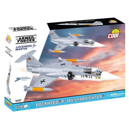 Cobi 5907 Armed Forces Lockheed F-104 Starfighter, 1:48, 428 k