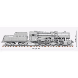 Cobi 6281 Kriegslokomotive Baureihe 52, 1:35, 2476 k, 1 f