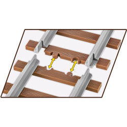 Cobi 6282 DRB Class 52 parní lokomotiva, 1:35, 2505 k, 1 f