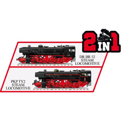 Cobi 6283 Parní lokomotiva DRB Class 52/TY-2, 1:35, 1723 k, 2 f