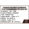 Cobi 6284 Schwerer plattformwagen type SSYS, 1:35, 424 k, 1 f