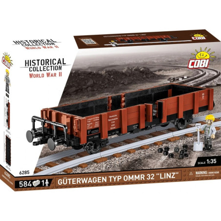 Cobi 6285 Nákladní vagón typ Ommr 32 LINZ, 1:35, 584 k, 1 f