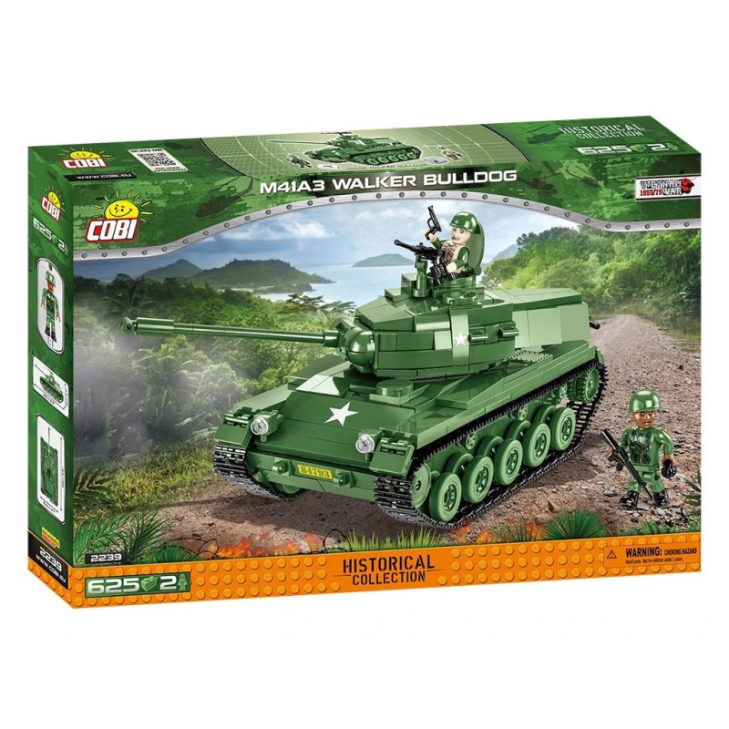 Cobi 2239 Vietnam War M41A3 Walker Bulldog, 625 k, 2 f