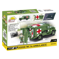 Cobi 2257 II WW Dodge WC 54 sanitka D-DAY, 1:35, 293 k, 1 f