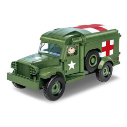 Cobi 2257 II WW Dodge WC 54 sanitka D-DAY, 1:35, 293 k, 1 f