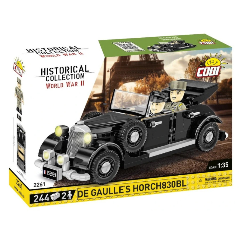 Cobi 2261 De Gaulle's 1936 Horch 830 BL, 1:35, 244 k, 2 f