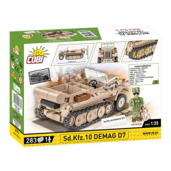 Cobi 2273 II WW Sd.Kfz. 10 DEMAG, 1:35, 283 k, 1 f