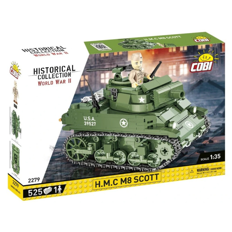 Cobi 2279 II WW H.M.C M8 Scott, 1:35, 525 k, 1 f
