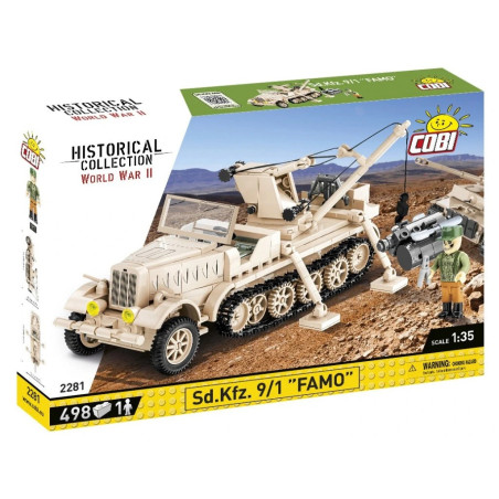 Cobi 2281 II WW Sd. Kfz. 9/1 FAMO, 1:35, 498 k, 1 f