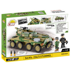 Cobi 2288 II WW Sd. Kfz 234/3 Stummel, 1:35, 438 k, 2 f