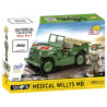 Cobi 2295 II WW Sanitka Willys MB D-DAY, 1:35, 130 k, 1 f