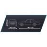 Cobi 24333 Opel Rekord C Schwarze Witwe, 1:12, 2078 k