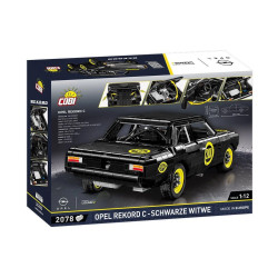 Cobi 24333 Opel Rekord C Schwarze Witwe, 1:12, 2078 k
