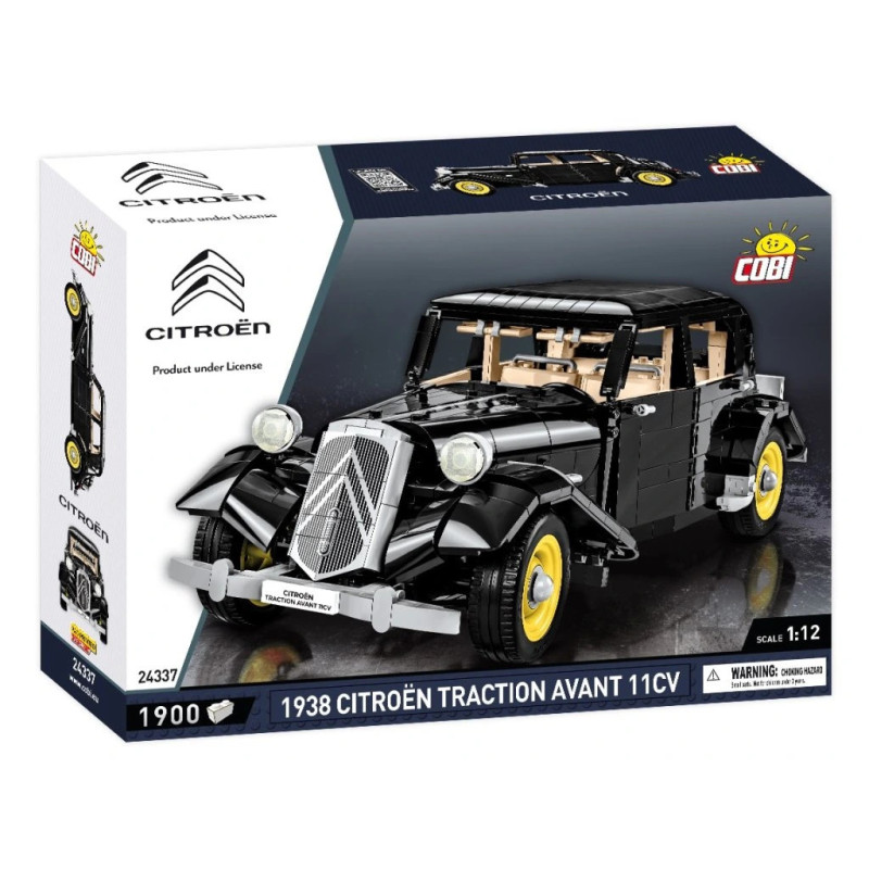 Cobi 24337 1938 Citroen Traction Avant 11 CV, 1:12, 1900 k