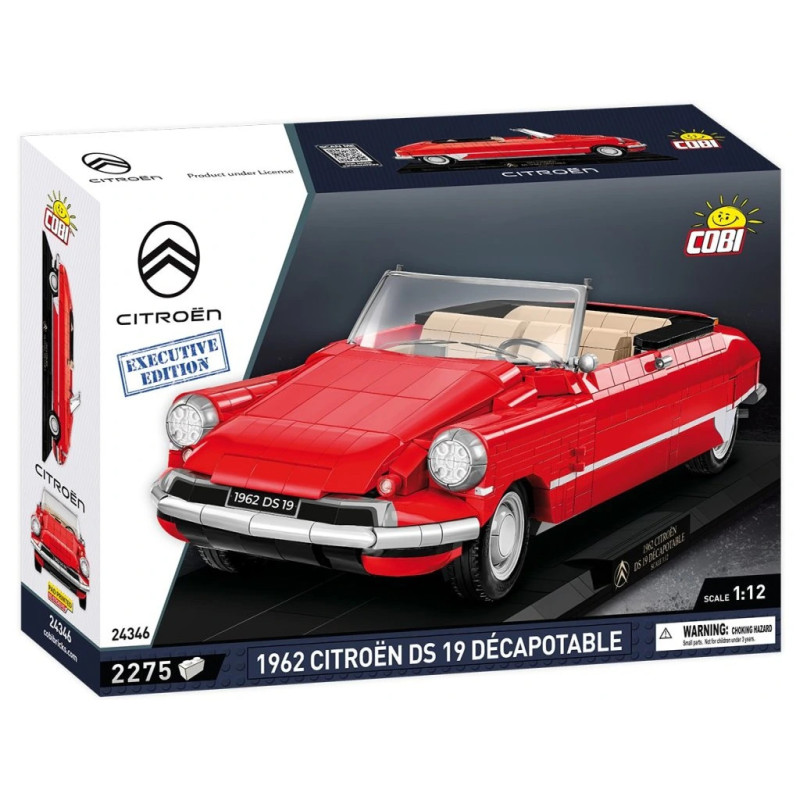 Cobi 24346 1962 Citroen DS 19 Decapotable, 1:12, 2275 k, EXECUTIVE EDITION