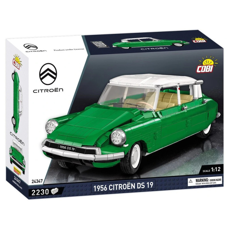 Cobi 24347 1956 Citroen DS 19, 1:12, 2230 k