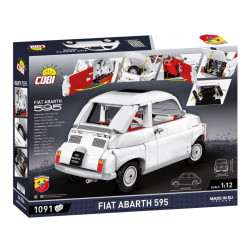 Cobi 24354 Fiat Abarth 595, 1:12, 1091 k