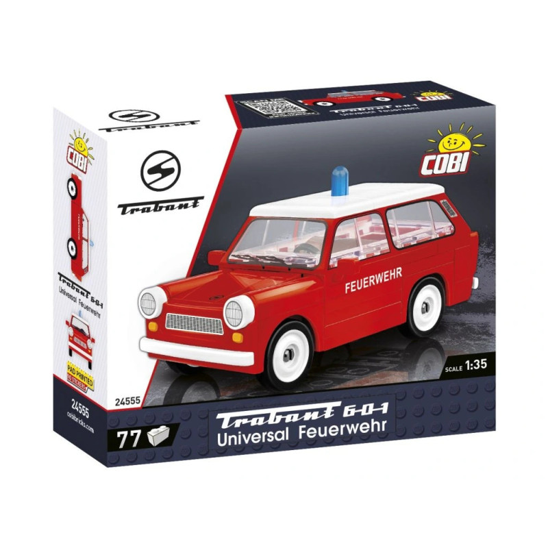 Cobi 24555 Trabant 601 Universal hasiči, 1:35, 77 k