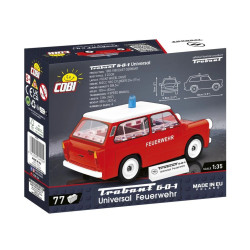 Cobi 24555 Trabant 601 Universal hasiči, 1:35, 77 k