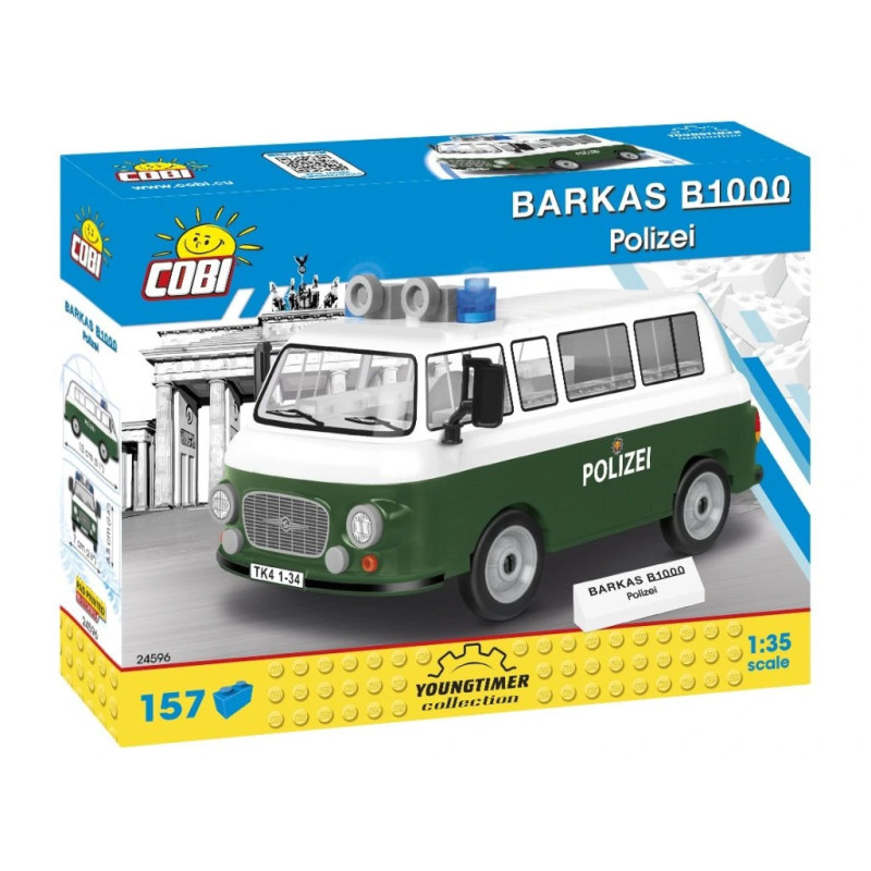 Cobi 24596 Barkas B1000 Policie, 1:35, 157 k