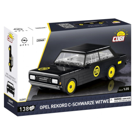 Cobi 24597 Opel Rekord C Schwartze Witwe, 1:35, 138 k