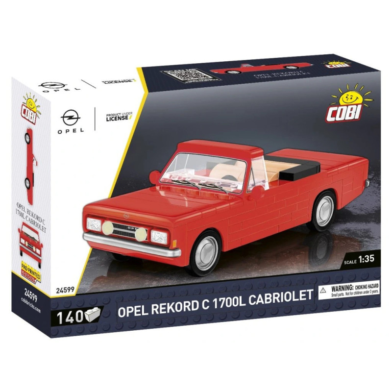 Cobi 24599 Opel Rekord C 1700L kabriolet, 1:35, 140 k