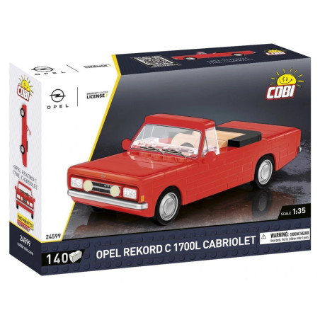 Cobi 24599 Opel Rekord C 1700L kabriolet, 1:35, 140 k
