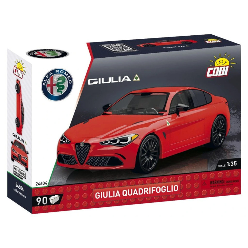 Cobi 24604 Alfa Romeo Giulia Quadrifoglio, 1:35, 90 k