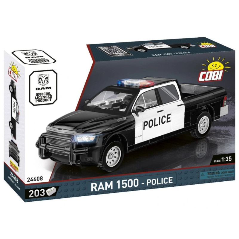 Cobi 24608 RAM 1500 Policie, 1:35, 203 k