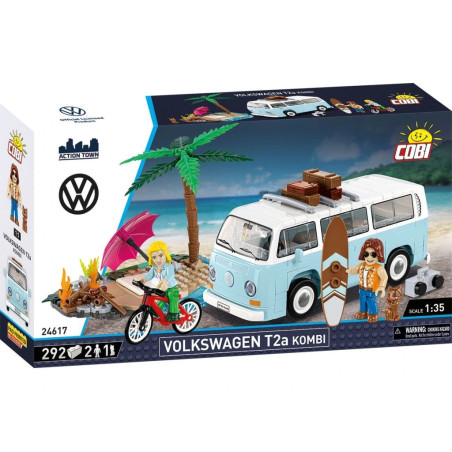 Cobi 24617 Volkswagen T2a Kombi, 1:35, 292 k, 3 f