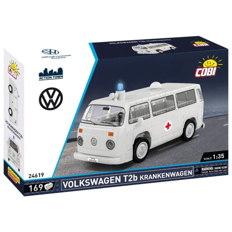 Cobi 24619 Volkswagen T2b Sanitka, 1:35, 169 k