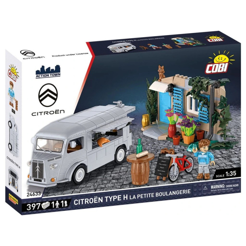 Cobi 24633 Citroën Type H La Petite Boulangerie, 1:35, 397 k, 2 f